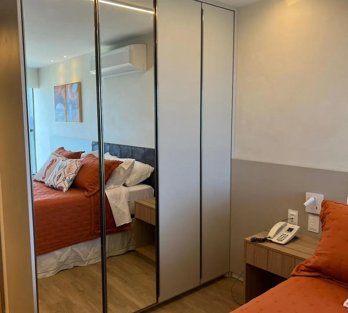 아파트 Flat Beira Mar Boa Viagem- Beach Class Internacional 헤시피 브라질