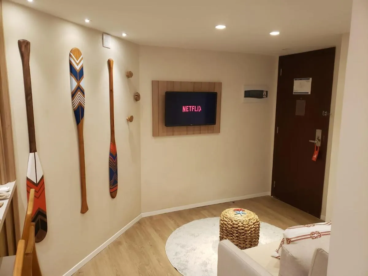 아파트 Flat Beira Mar Boa Viagem- Beach Class Internacional 헤시피 브라질