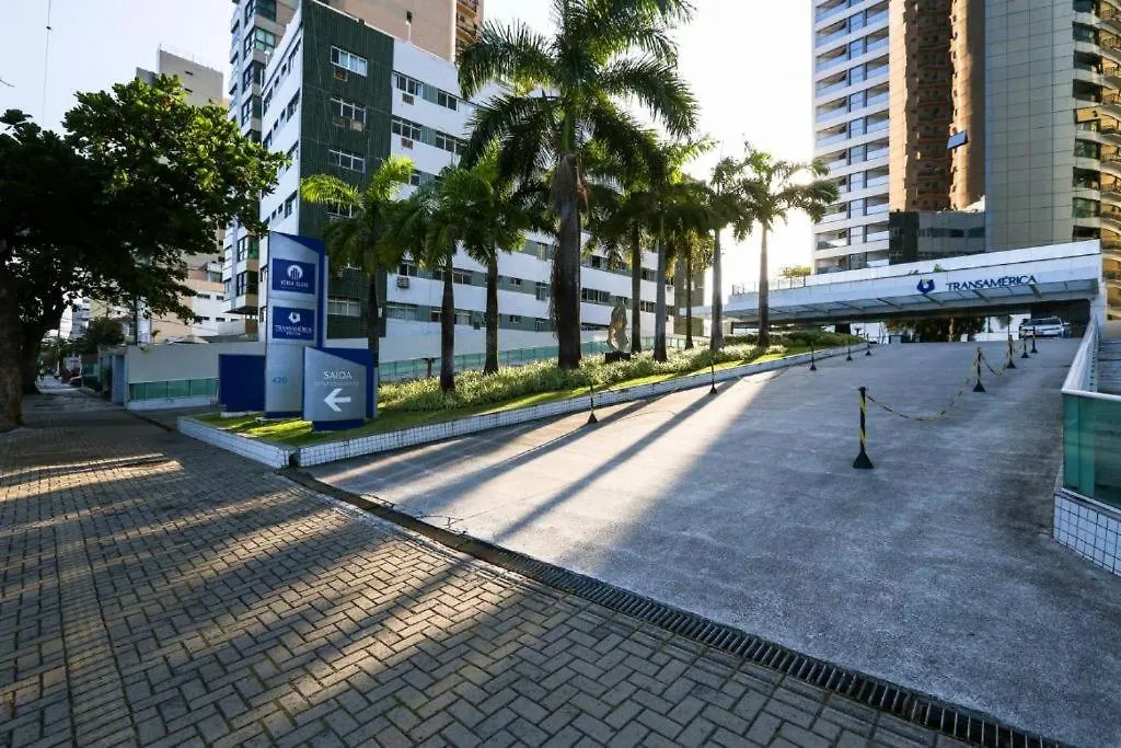 아파트 Flat Beira Mar Boa Viagem- Beach Class Internacional 헤시피