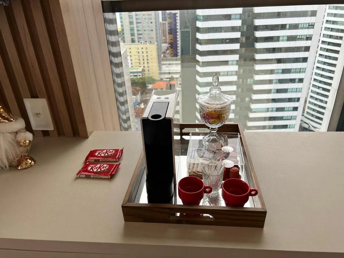 Flat Beira Mar Boa Viagem- Beach Class Internacional 헤시피 아파트
