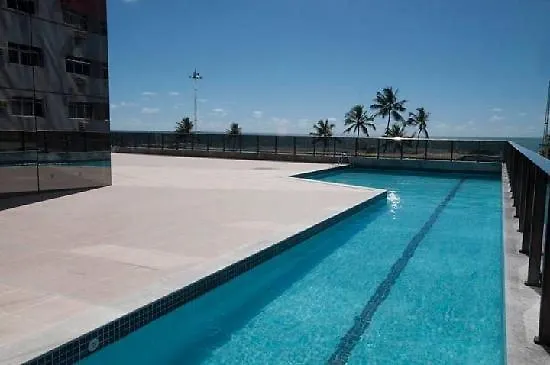 아파트 Flat Beira Mar Boa Viagem- Beach Class Internacional 헤시피